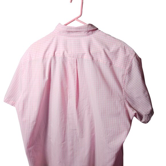 U.S. Polo Assn. Mens Pink Gingham Button-Down Shirt XXL Cotton/Polyester - Picture 5 of 5